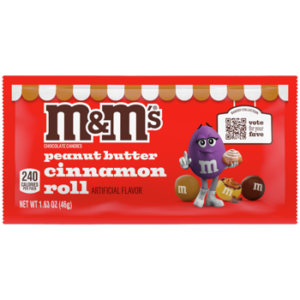 M&M's Peanut Butter Cinnamon Roll Chocolate Candy 1.63oz 24ct